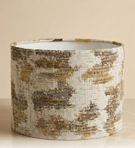 Abażur BEAUTIQ Earthy 30x21 cm – Melanż Złota i Beżu – COCO maison