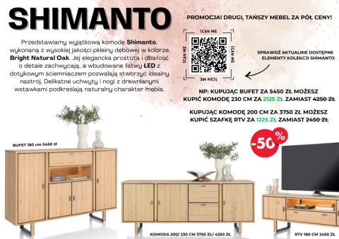 Drugi, tańszy mebel za 50% ceny!