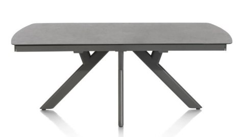 [K, Defekt #1] Stół Henders& Hazel Vegas 200+ 80 x 100 cm ceramika na szkle hartowanym antracyt