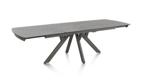 [K, Defekt #1] Stół Henders& Hazel Vegas 200+ 80 x 100 cm ceramika na szkle hartowanym antracyt