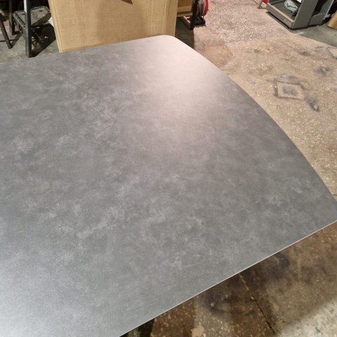 [K, Defekt #1] Stół Henders& Hazel Vegas 200+ 80 x 100 cm ceramika na szkle hartowanym antracyt