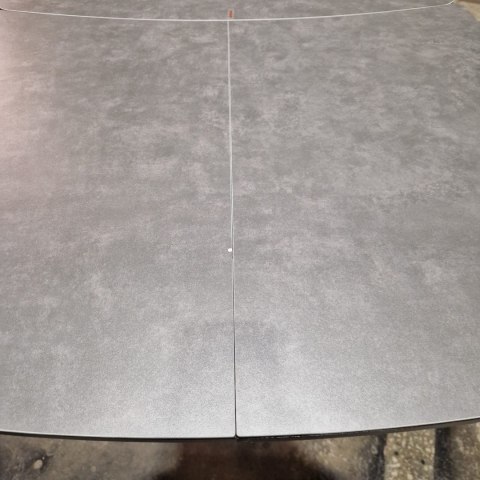 [K, Defekt #1] Stół Henders& Hazel Vegas 200+ 80 x 100 cm ceramika na szkle hartowanym antracyt