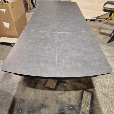 [K, Defekt #1] Stół Henders& Hazel Vegas 200+ 80 x 100 cm ceramika na szkle hartowanym antracyt