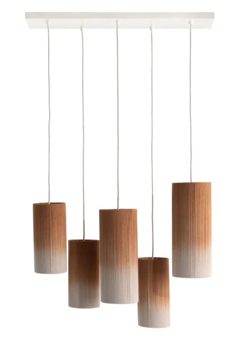 [K] Lampa Wisząca AMBRE – 5 Punktów Świetlnych | COCOmaison