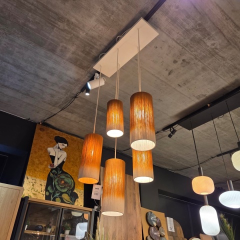 [K] Lampa Wisząca AMBRE – 5 Punktów Świetlnych | COCOmaison