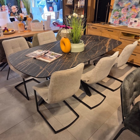 [K, T od ręki] Krzesło Henders& Hazel Kate tapicerka Livigno Grey