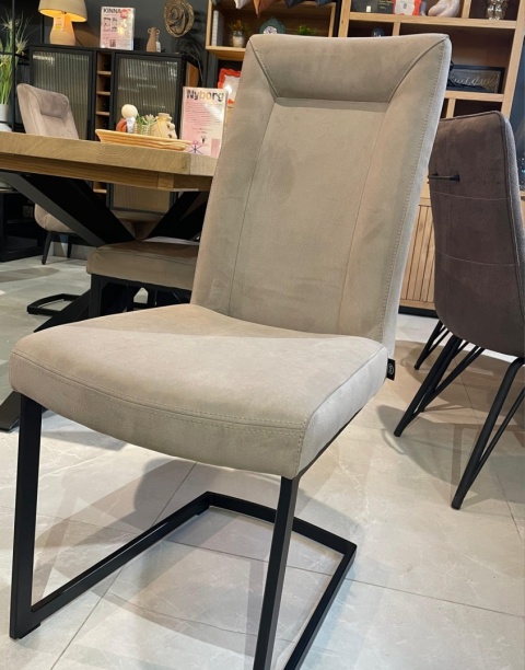 [K, od ręki] Krzesło H&H Malene Nubucco Liver