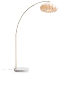 Lampa podłogowa Skip – Lniana Lampa Łukowa – COCOmaison