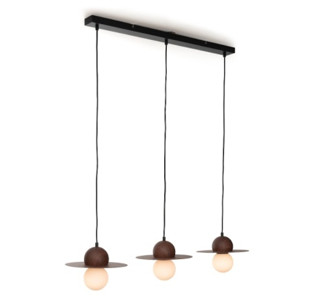 Lampa wisząca UFO 95 cm – Walnootlook & Glass – COCO maison