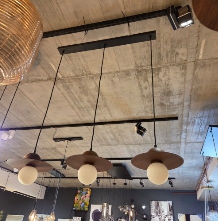 Lampa wisząca UFO 95 cm – Walnootlook & Glass – COCO maison