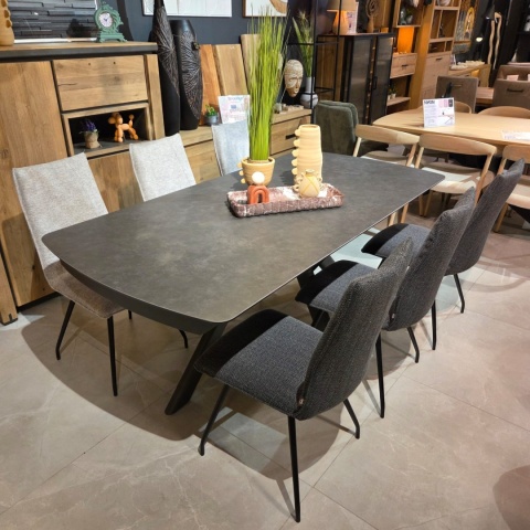 Stół Henders& Hazel Vegas 200+ 80 x 100 cm ceramika na szkle hartowanym