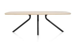 (R, od ręki) Stół Xooon Arvada 250 x 110 cm Oval lity dąb