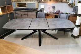 (M, defekt) Stół Xooon Masura 180 + 60 x 110 cm Antracyt szary