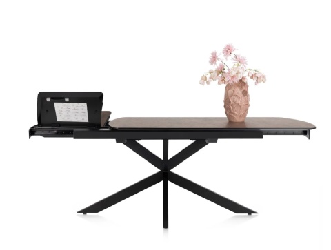 [K] Stół rozkładany PAVALON 140-190 cm – Kolor Roest (Rdza) – HPL