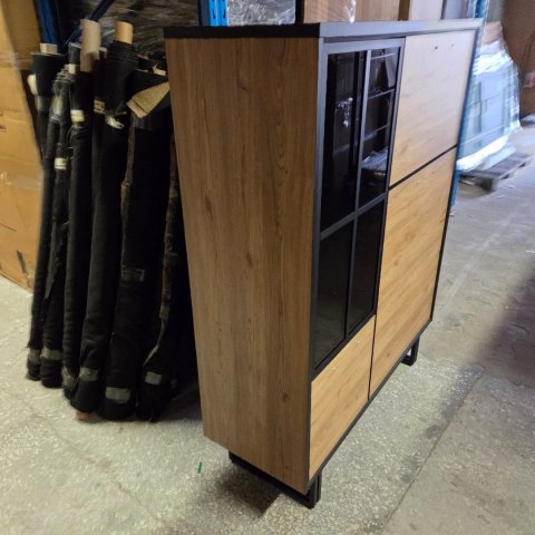 (M, defekt) Wysoka komoda H&H Avalon/ Avalox natural VINTAGE OAK