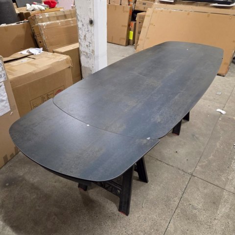 [M, od ręki DEFEKT] Stół Lazio Henders& Hazel 200 x 100 (+ 2 x 40 cm) ceramika