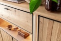 Bufet/ wysoka komoda SHIMANTO 180 cm – Bright Natural Oak – Henders & Hazel