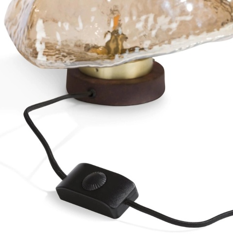 Lampa stołowa Cali – Brązowy Kamyk – COCOmaison