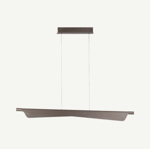 Lampa wisząca Dex – LED – Szary/Złoty – COCOmaison