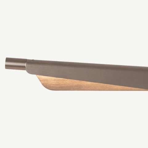 Lampa wisząca Dex – LED – Szary/Złoty – COCOmaison