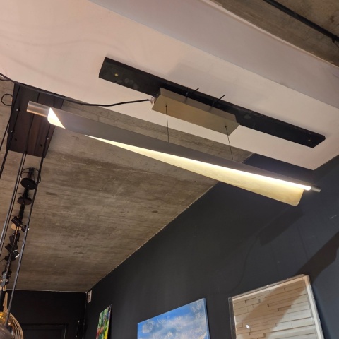 Lampa wisząca Dex – LED – Szary/Złoty – COCOmaison