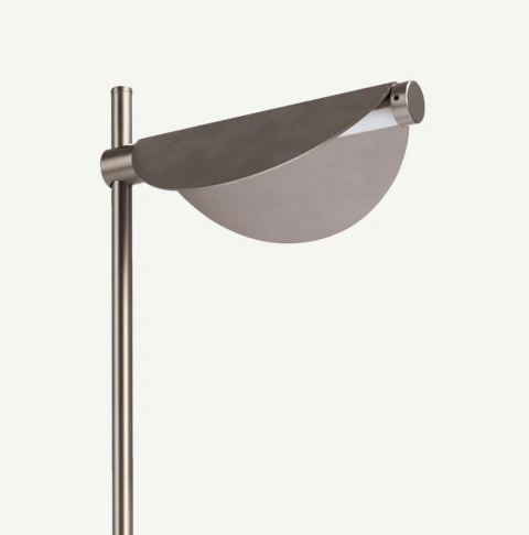 Lampa stołowa Dex – LED – Regulowana – Szary/Złoty – COCOmaison