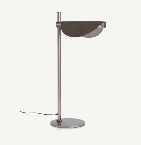 Lampa stołowa Dex – LED – Regulowana – Szary/Złoty – COCOmaison