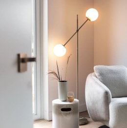 [R] Lampa podłogowa Oona – Efekt Trawertynu – COCOmaison