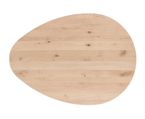 Stół barowy Cosenza 160 x 115 cm – Lite Drewno Dębowe – Naturalny – XOOON