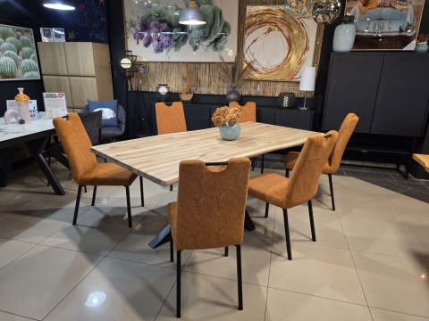 (R, od ręki) Krzesło Habufa Leon tapicerka IVE