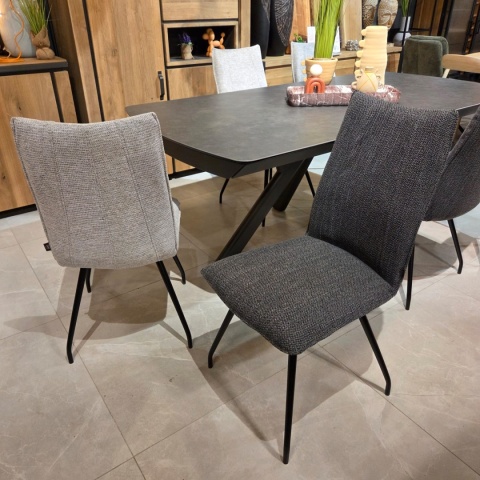 [K, od ręki] Krzesło MONACO – Tkanina Vada (KIEZEL)