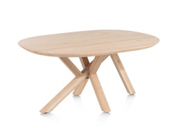 [M] Stół Owalny SHIMLA 160x130 cm – Skandynawski Design & Lite Drewno