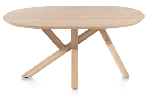 [M] Stół Owalny SHIMLA 160x130 cm – Skandynawski Design & Lite Drewno