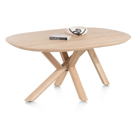 [M] Stół Owalny SHIMLA 160x130 cm – Skandynawski Design & Lite Drewno