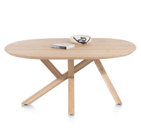 [M] Stół Owalny SHIMLA 160x130 cm – Skandynawski Design & Lite Drewno