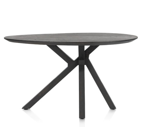 Stół barowy Cosenza 160 x 115 cm – Lite Drewno Dębowe – Onyx – XOOON