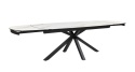[M, od ręki] Stół rozkładany Xooon Montello 200 + 2 x 50 cm x 100 cm white ceramika na szkle hartowanym