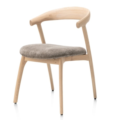 [na zamówienie] Krzesło dębowe BELLAMI – Brązowa Chenille Livigno – Henders & Hazel