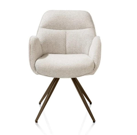 [od ręki, R] Krzesło obrotowe PIPPA – Sevilla Crème – Henders & Hazel