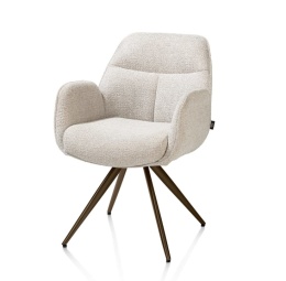 [od ręki, R] Krzesło obrotowe PIPPA – Sevilla Crème – Henders & Hazel