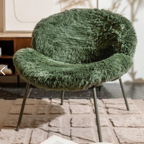 Designerski fotel Freddy – Głęboka Zieleń, COCOmaison