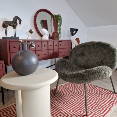 Designerski fotel Freddy – Głęboka Zieleń, COCOmaison