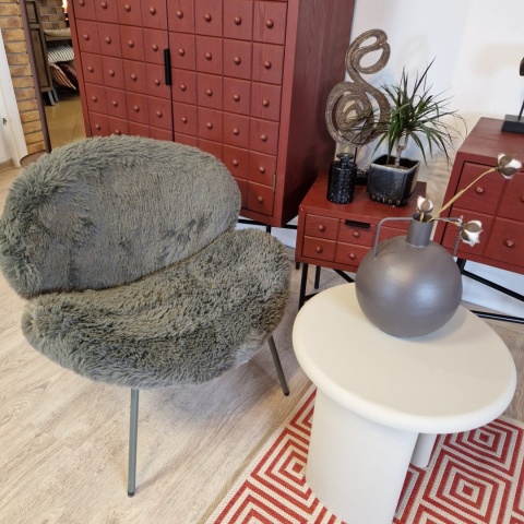 Designerski fotel Freddy – Głęboka Zieleń, COCOmaison