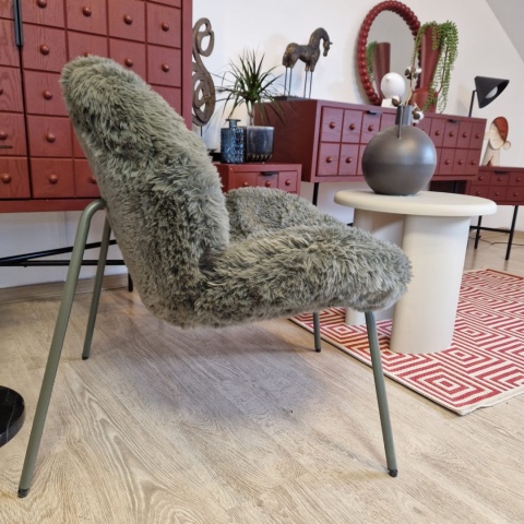 Designerski fotel Freddy – Głęboka Zieleń, COCOmaison