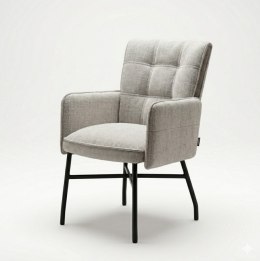 Fotel jadalniany EDEN - Jasnoszara Plecionka, Design Henders & Hazel