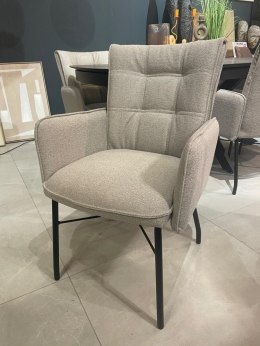 Fotel jadalniany EDEN - Jasnoszara Plecionka, Design Henders & Hazel