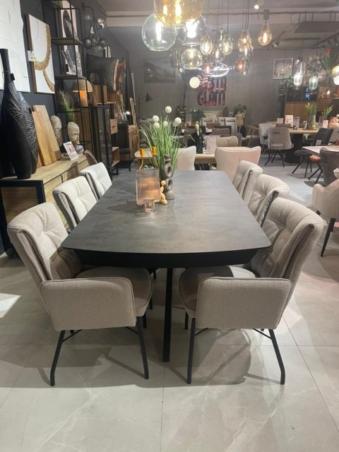 Fotel jadalniany EDEN - Jasnoszara Plecionka, Design Henders & Hazel