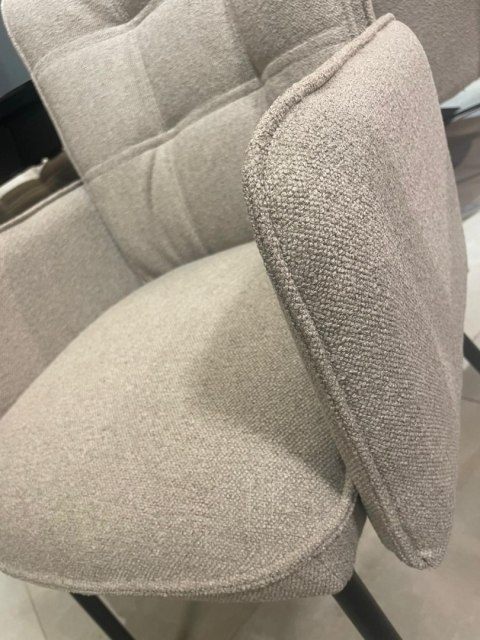 Fotel jadalniany EDEN - Jasnoszara Plecionka, Design Henders & Hazel