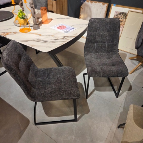 [K, T od ręki] Krzesło Henders& Hazel Kate tapicerka Livigno Antracyt