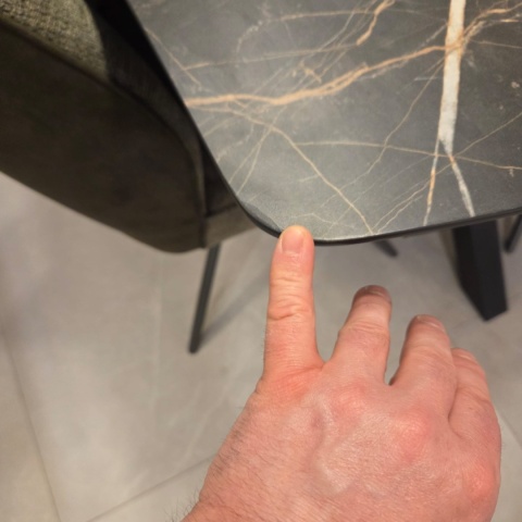 (K, defekt) Stół rozkładany z kolekcji Novello (HPL), marmur ONYX 170-230 cm Xooon